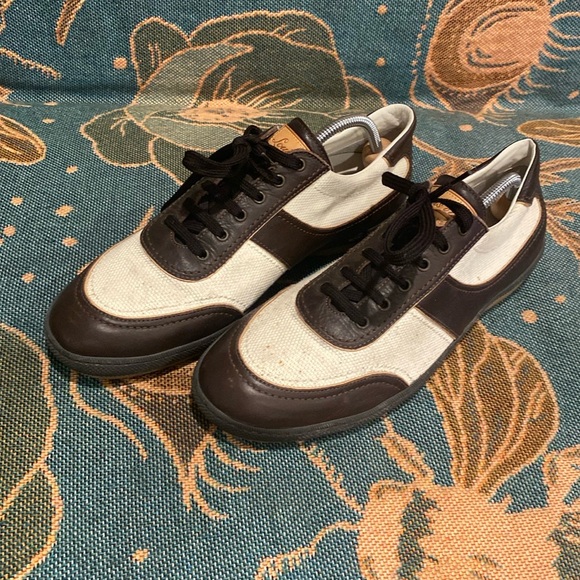 Louis Vuitton Canvas sneakers men size 9.5 made in Italy - Picture 2 of 5